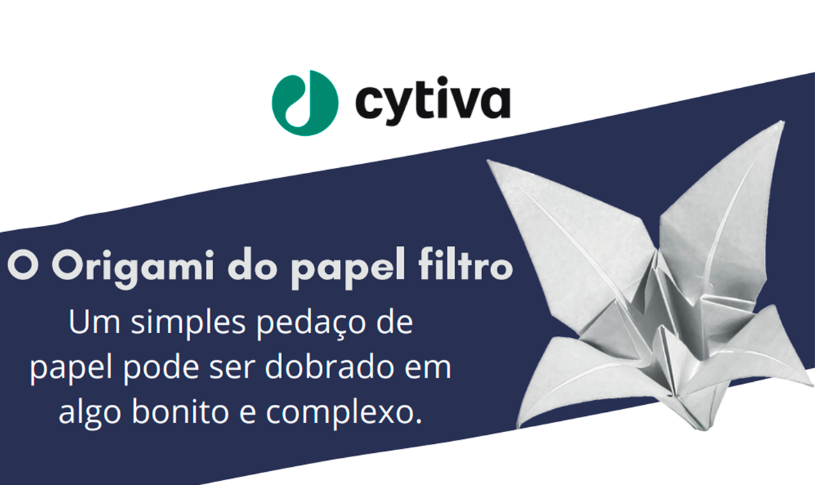 Papel filtro dobrado Cytiva · Química Brasileira