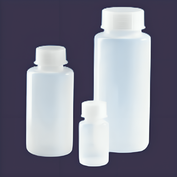 FRASCO CILINDRICO PE C/ TAMPA ROSQUEAVEL 1000ML